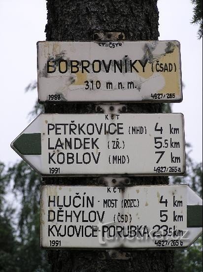 Beavers - signpost - detail: Beavers - signpost - detail