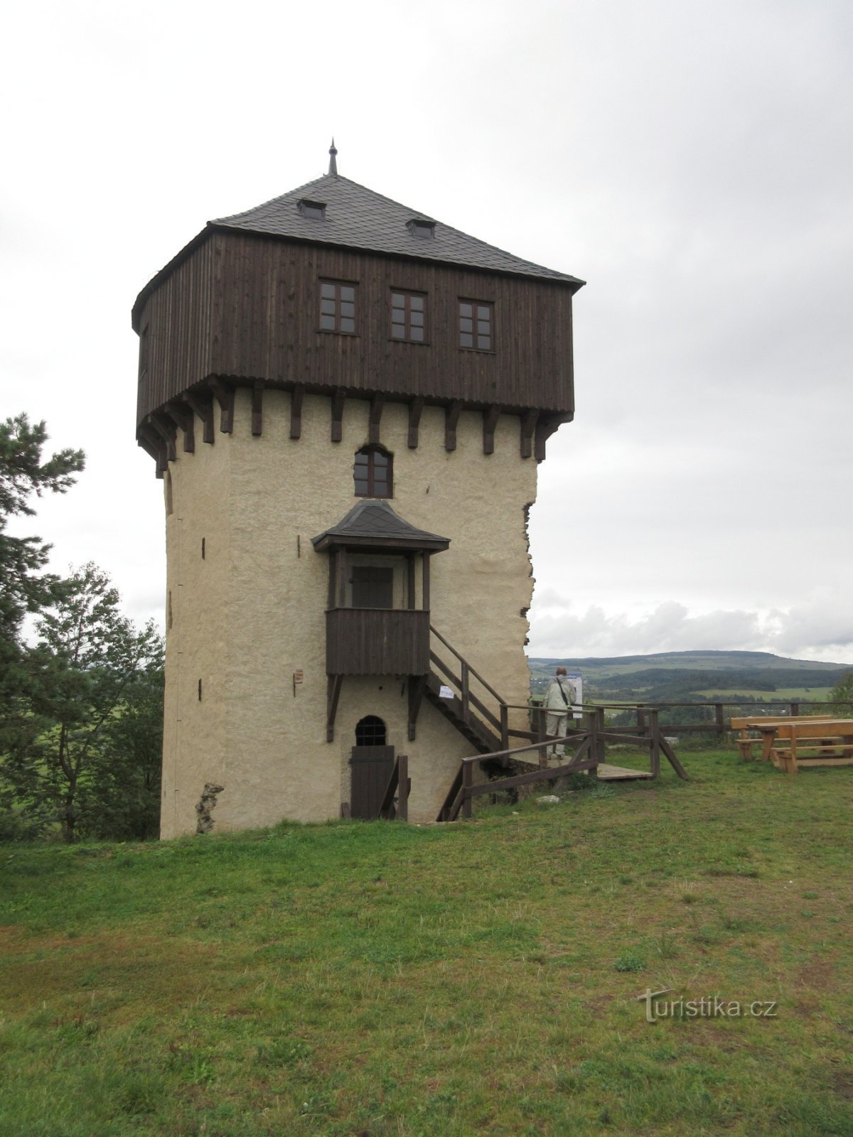 Bochov - le rovine del castello di Hartenštejn
