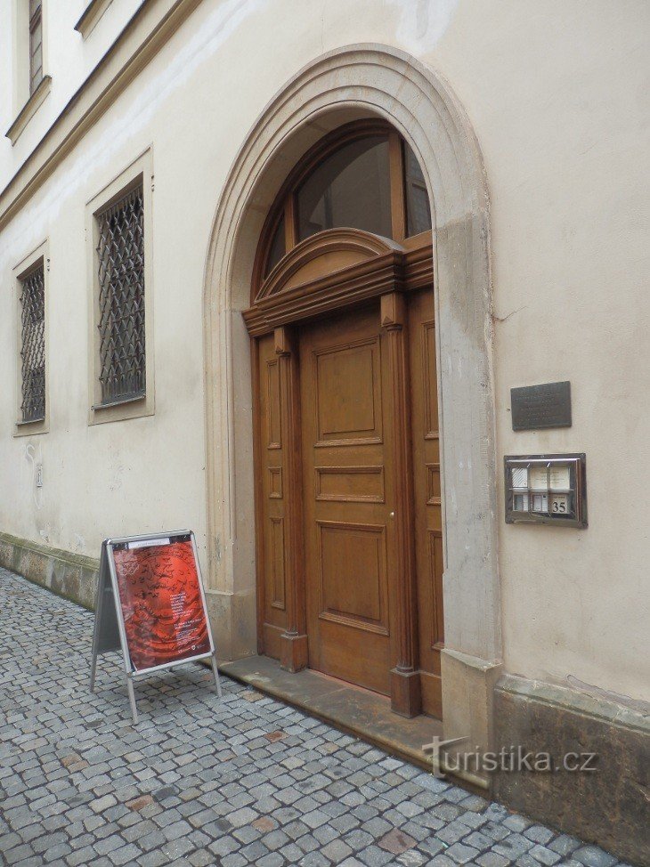 Side entrance to the building