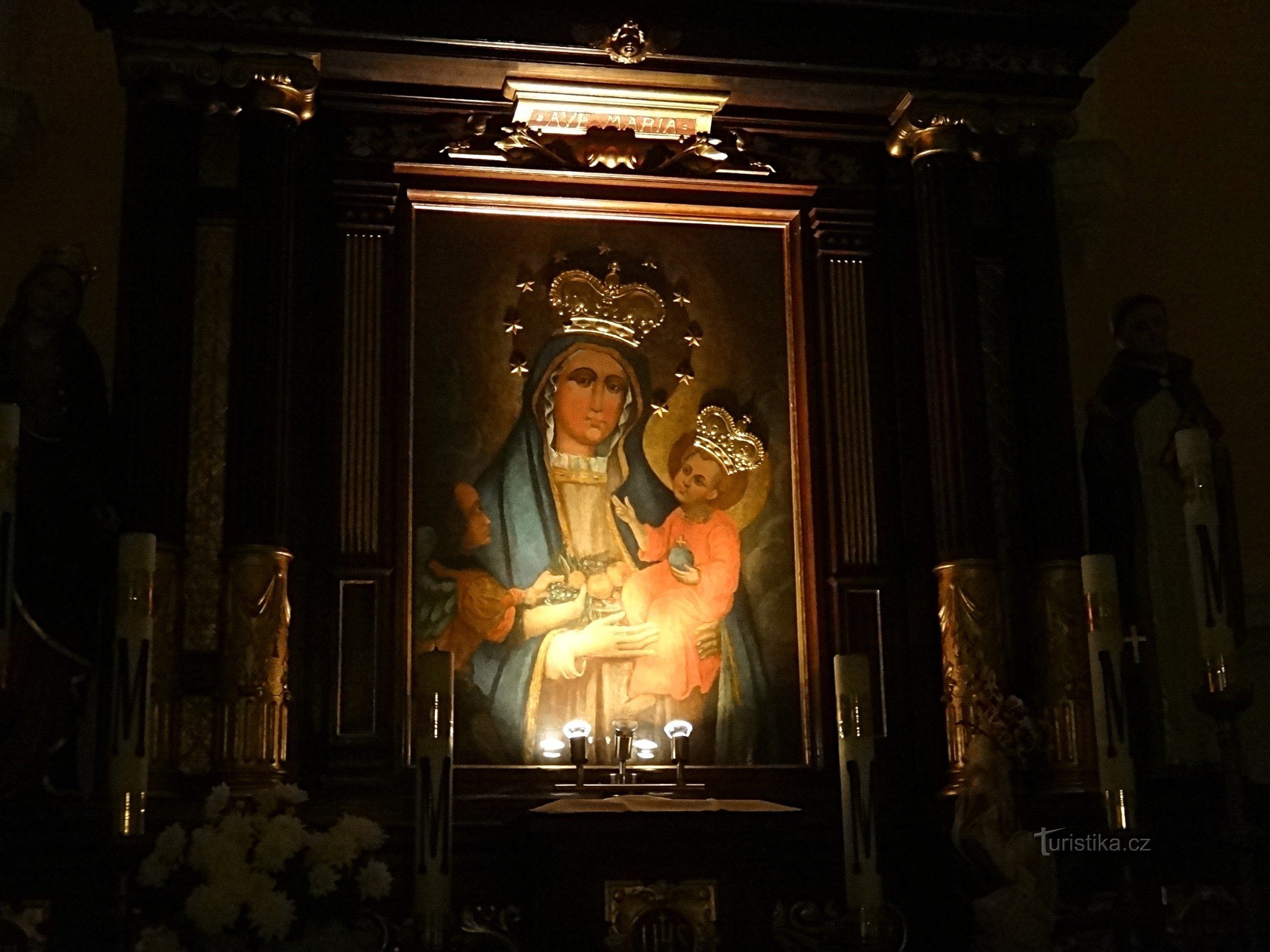 Bohumín's love image of the Virgin Mary, sanctified crown