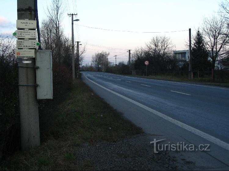 Bohumín - Pudlov : Une vue de la route