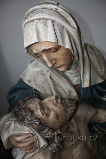 Bohutice - exposición de estatuas del Vía Crucis