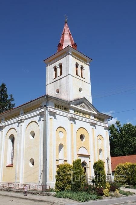 Bohutice -  kostel Nanebevzetí Panny Marie