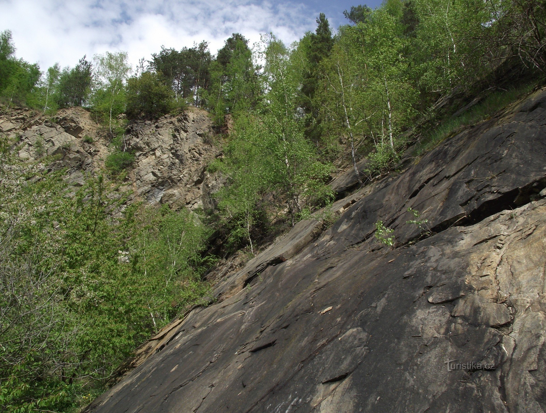 Bohutín – stenbrott under Burdový vrch