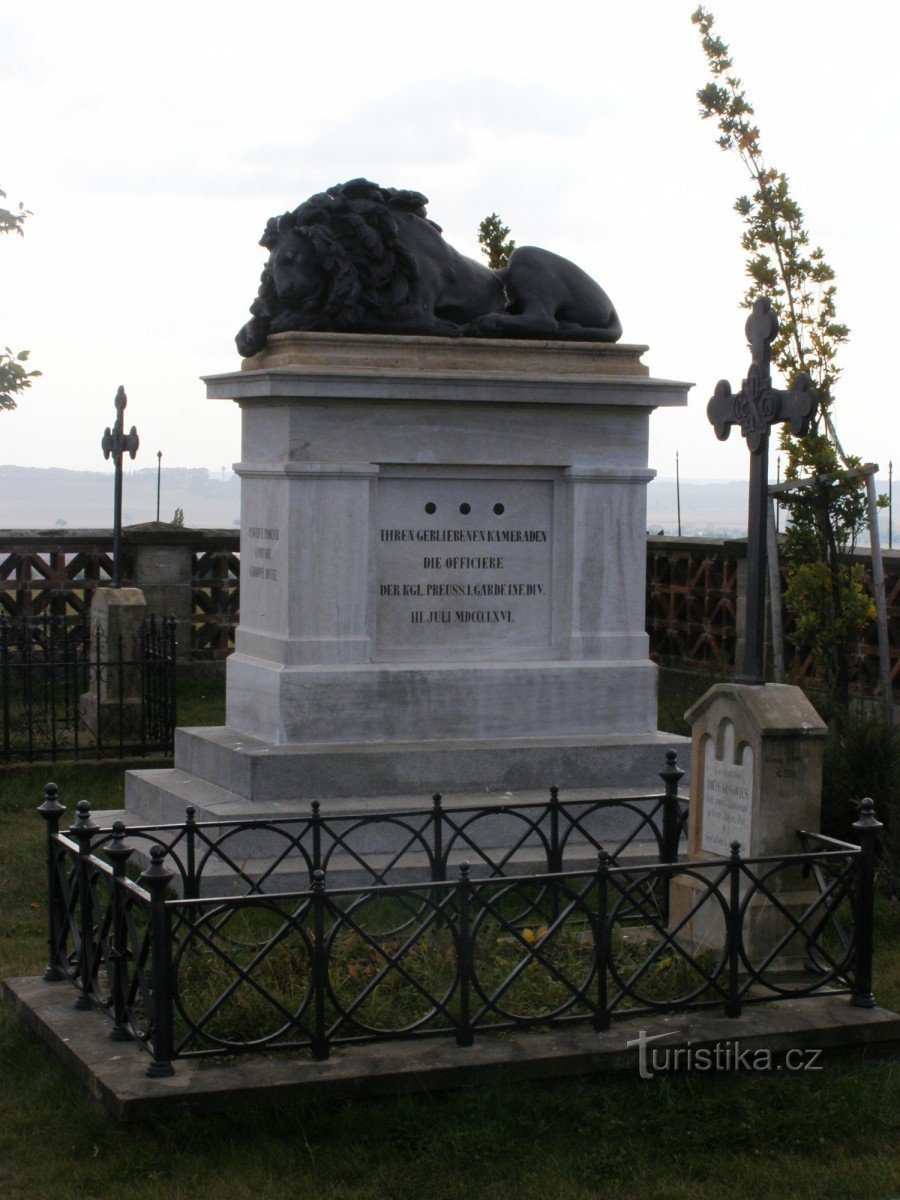 Champ de bataille de Chlum - Cimetière prussien