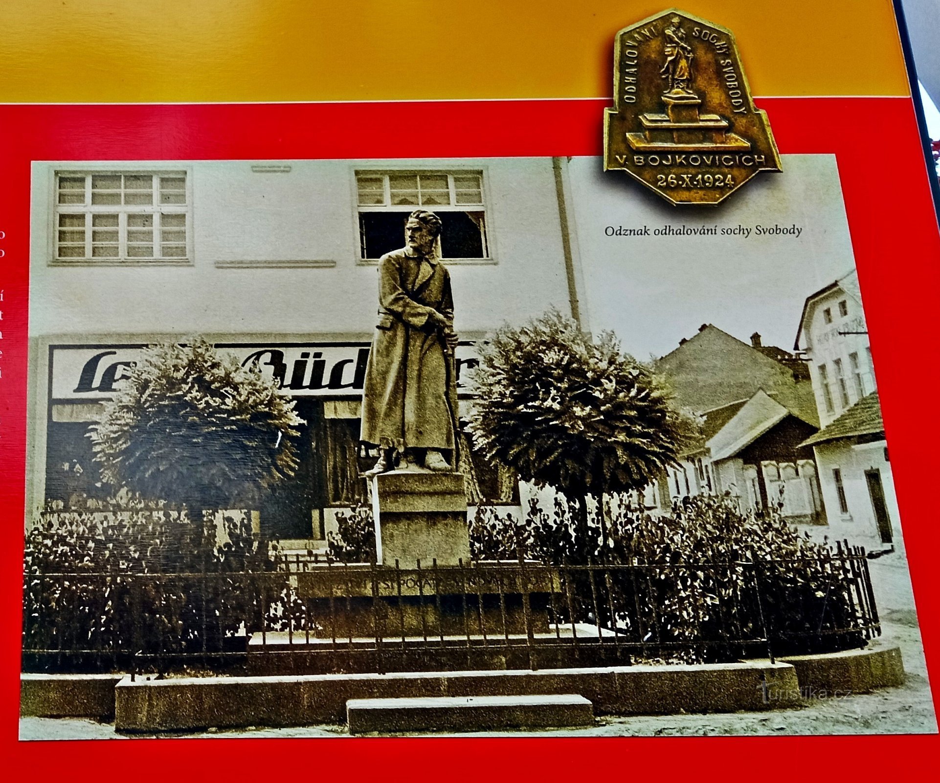 Bojkovice - Statua Wolności