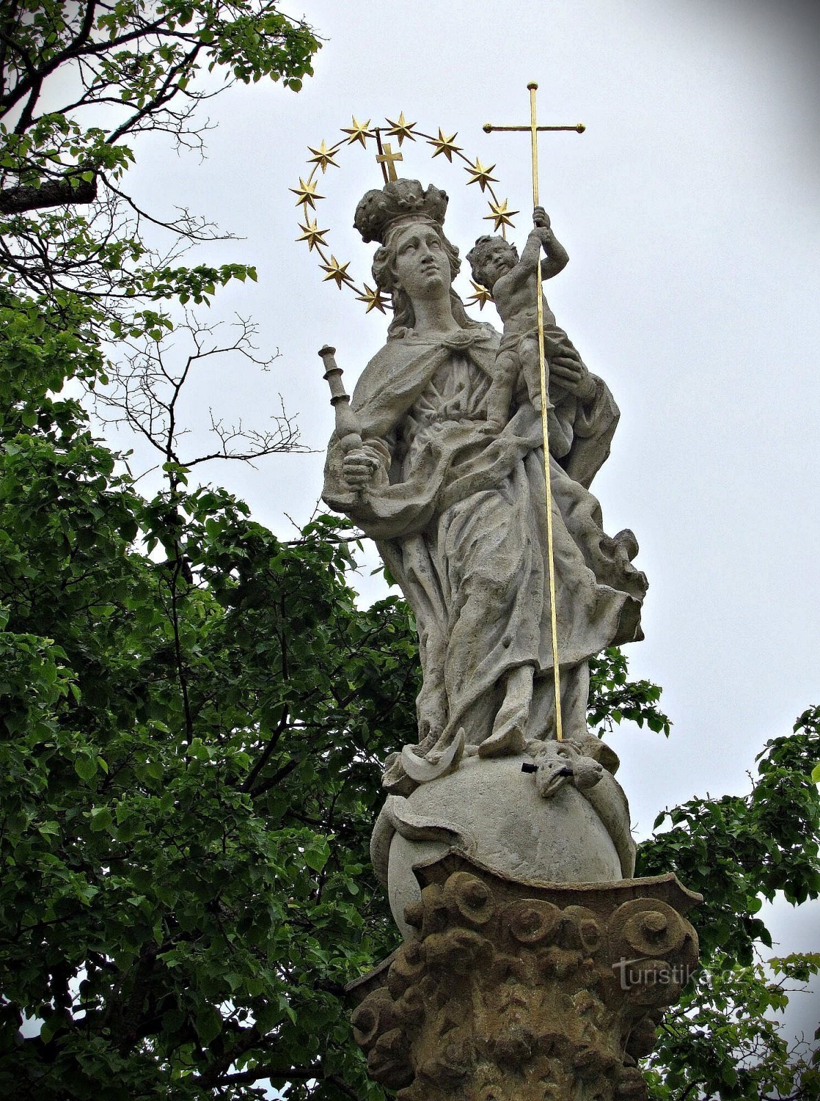 Bojkovice Baroque statues of saints