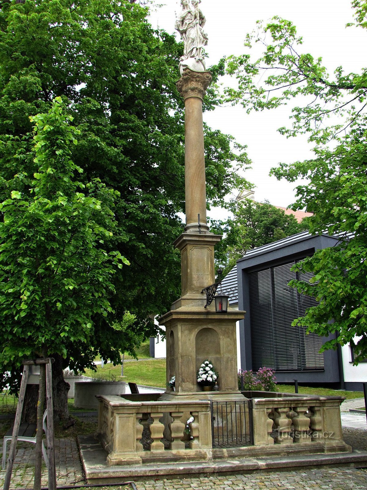 Bojkovice Baroque statues of saints