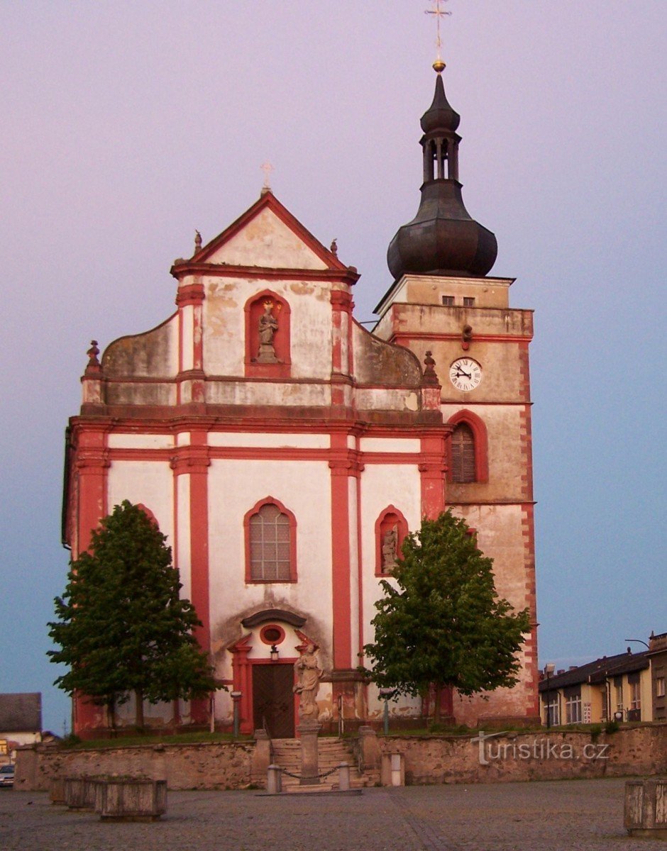 Bor u Tachova - Kościół św. Mikołaja