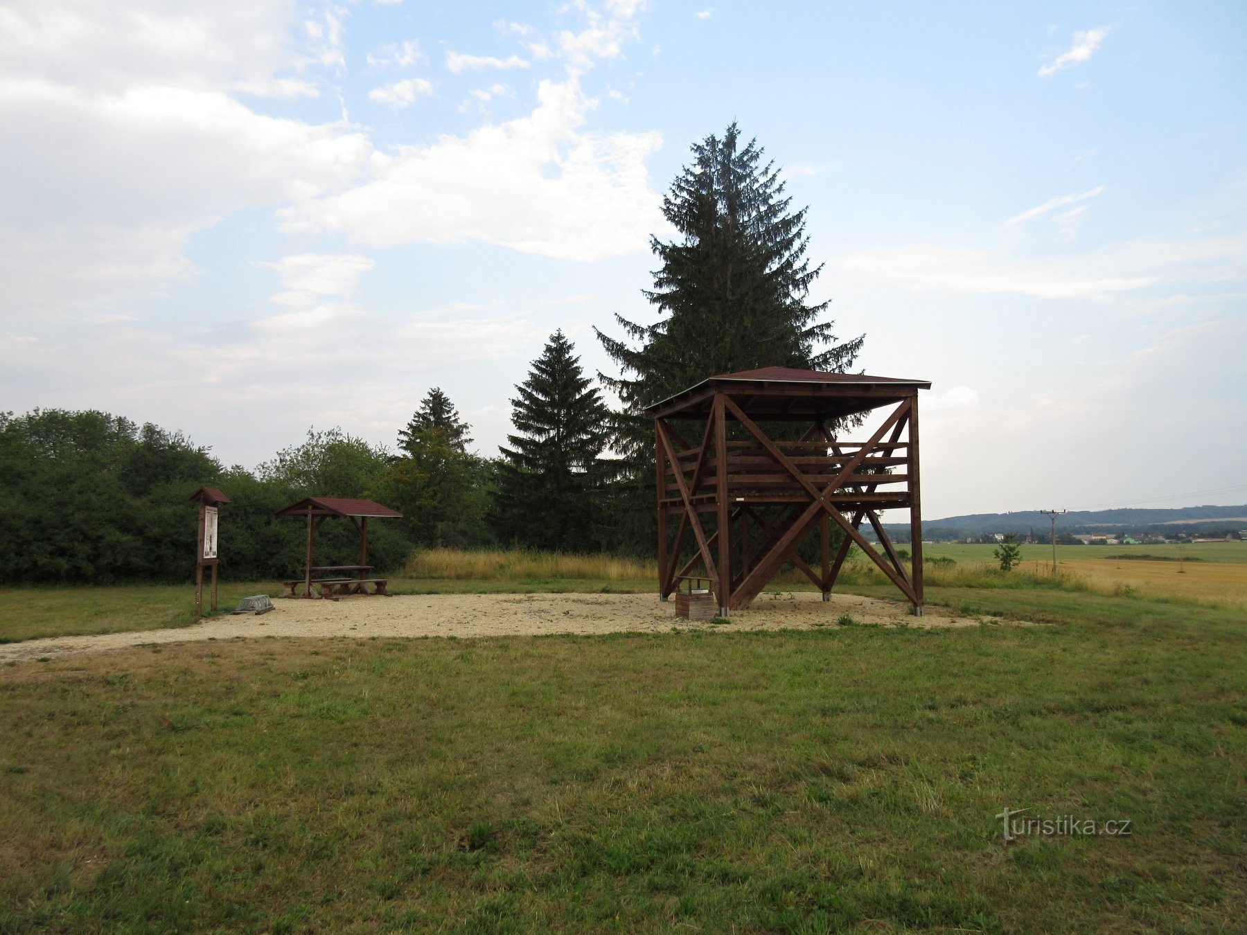 Bor u Tachova - udsigtstårn under Šibeniční vrch