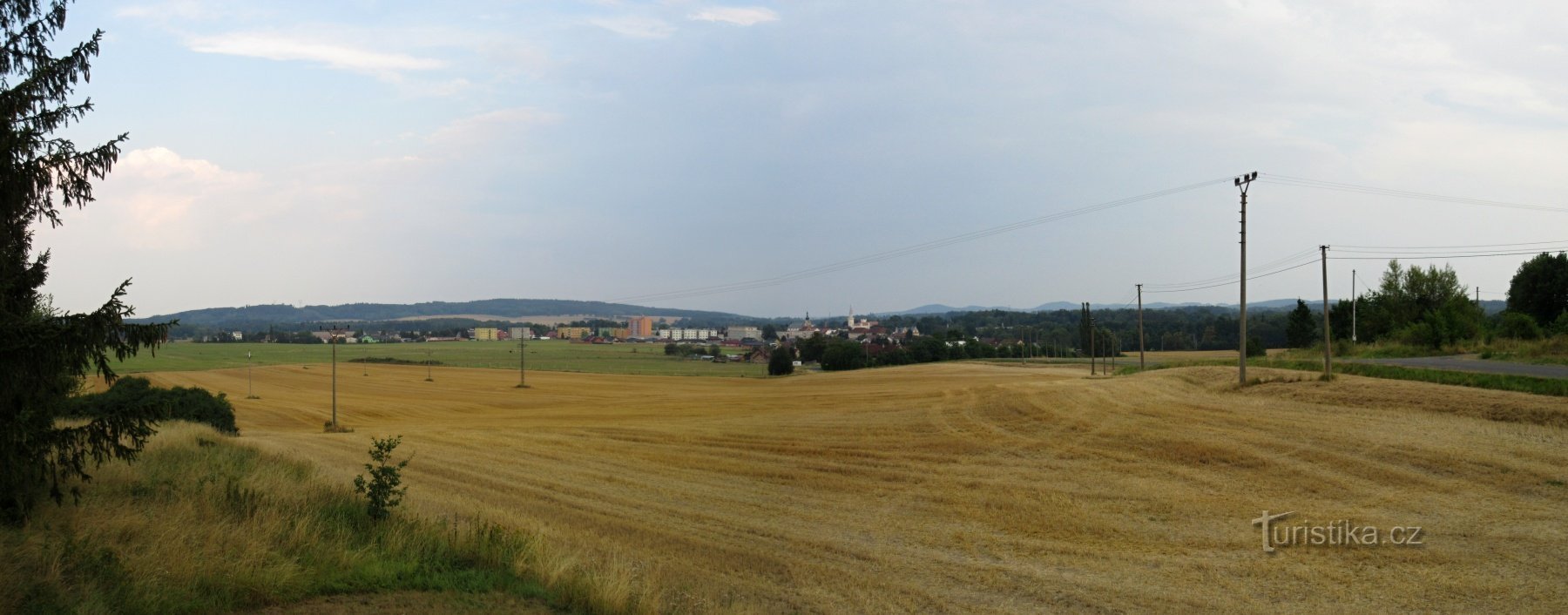 Bor u Tachova - näkötorni Šibeniční vrchin alla