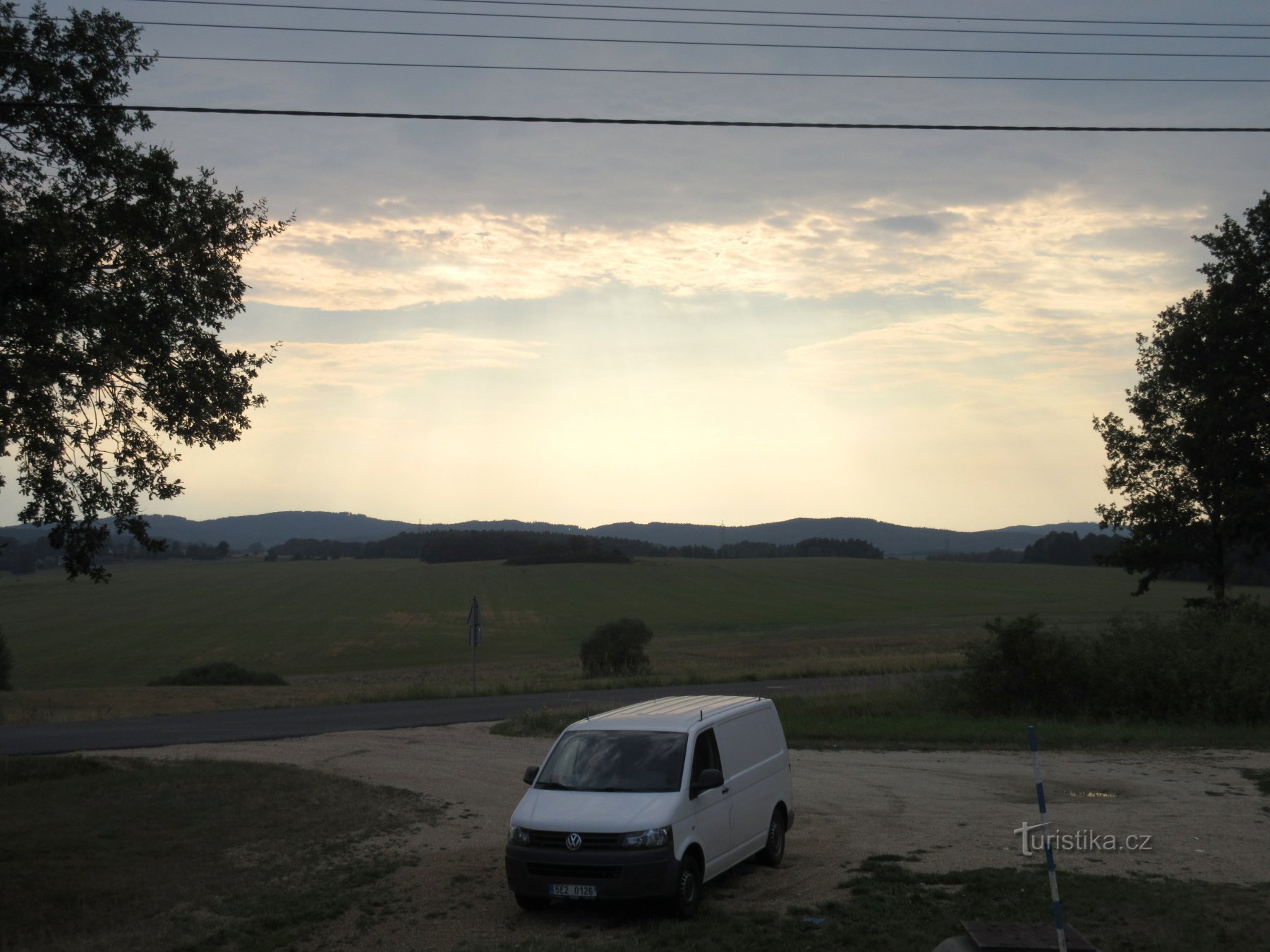 Bor u Tachova - torre de vigia sob Šibeniční vrch