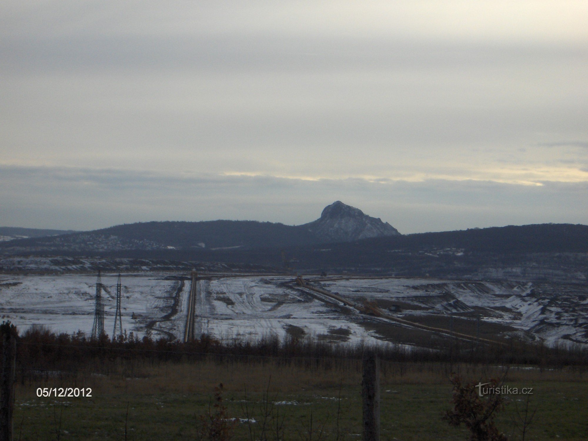 Bořen and the Bílina mine