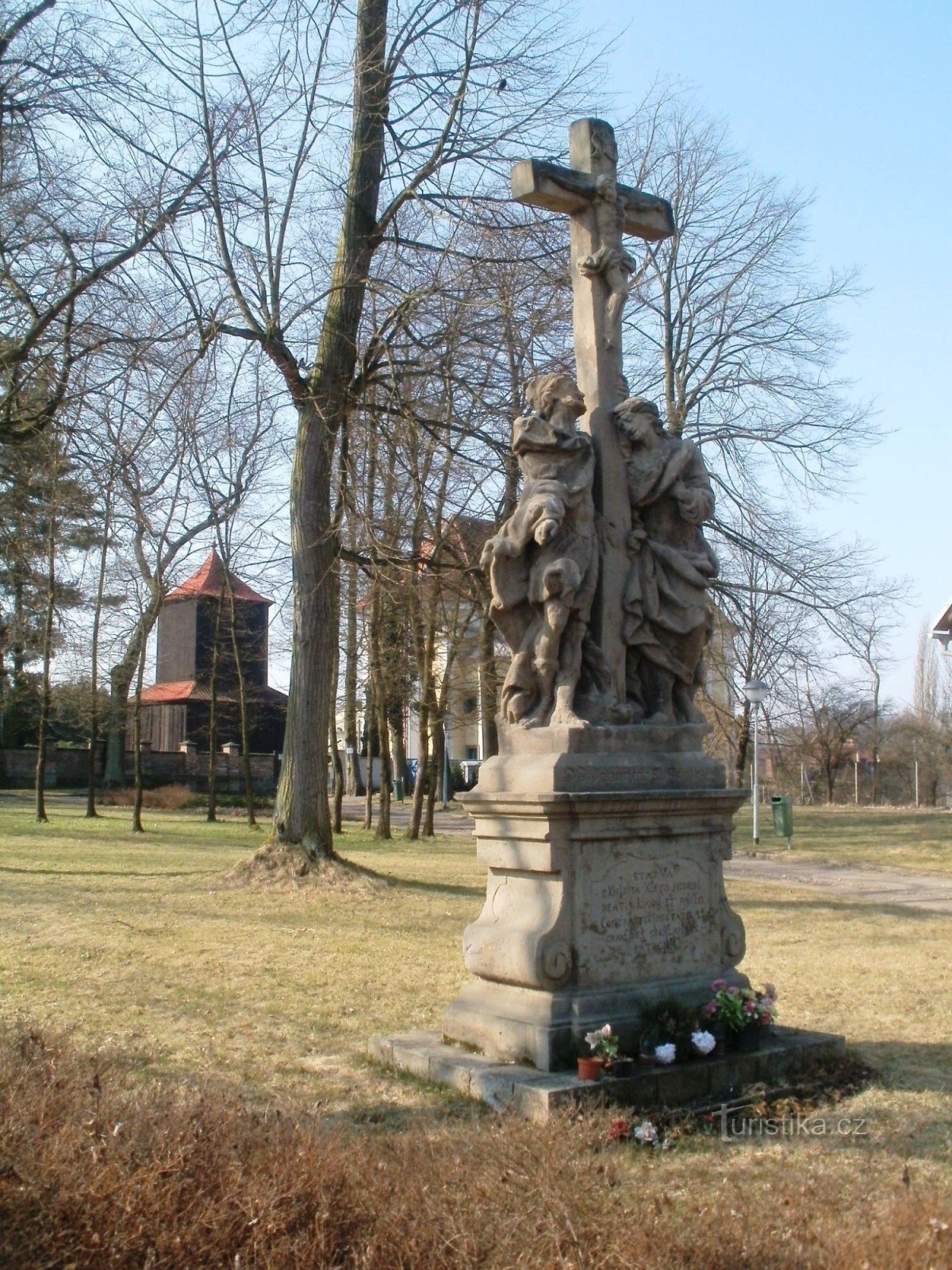 Borohrádek - Krucifiks skulptur