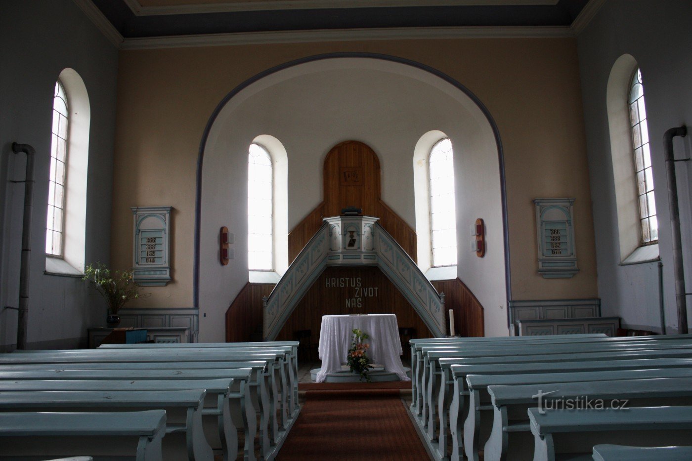 Bošín – Evangelische Kirche