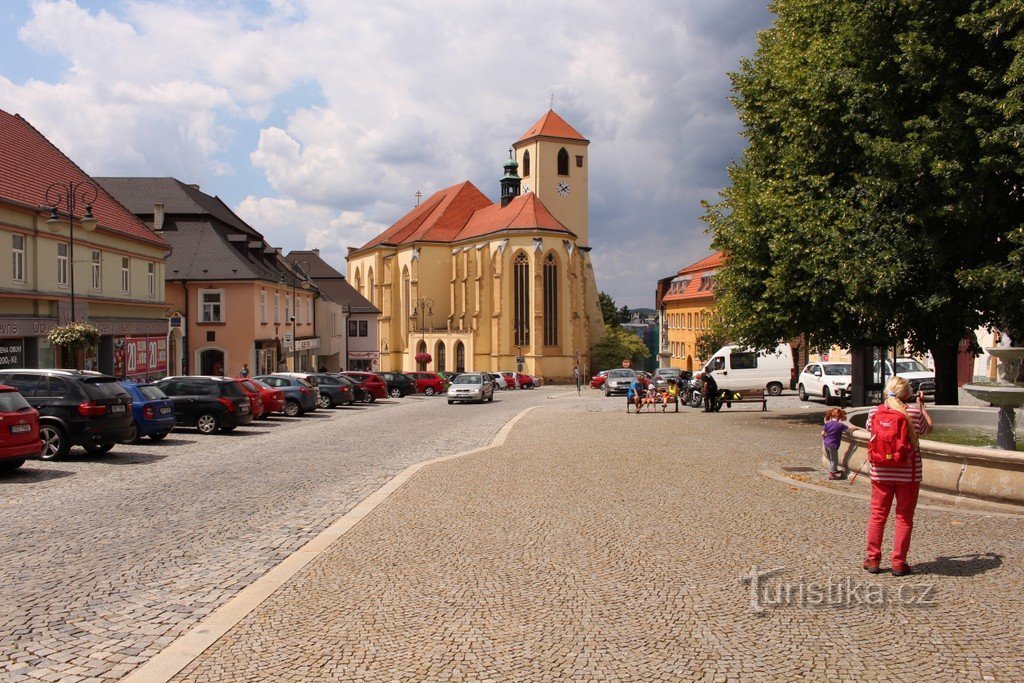 Boskovice, igreja de St. Jacó, o Velho