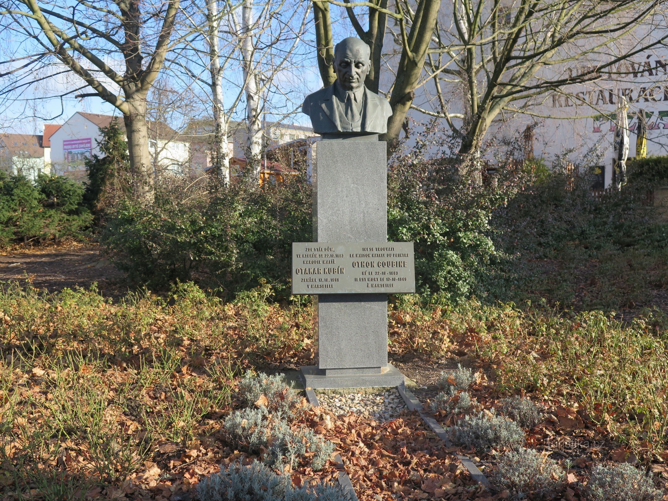 Boskovice - Denkmal für Otakar Kubín