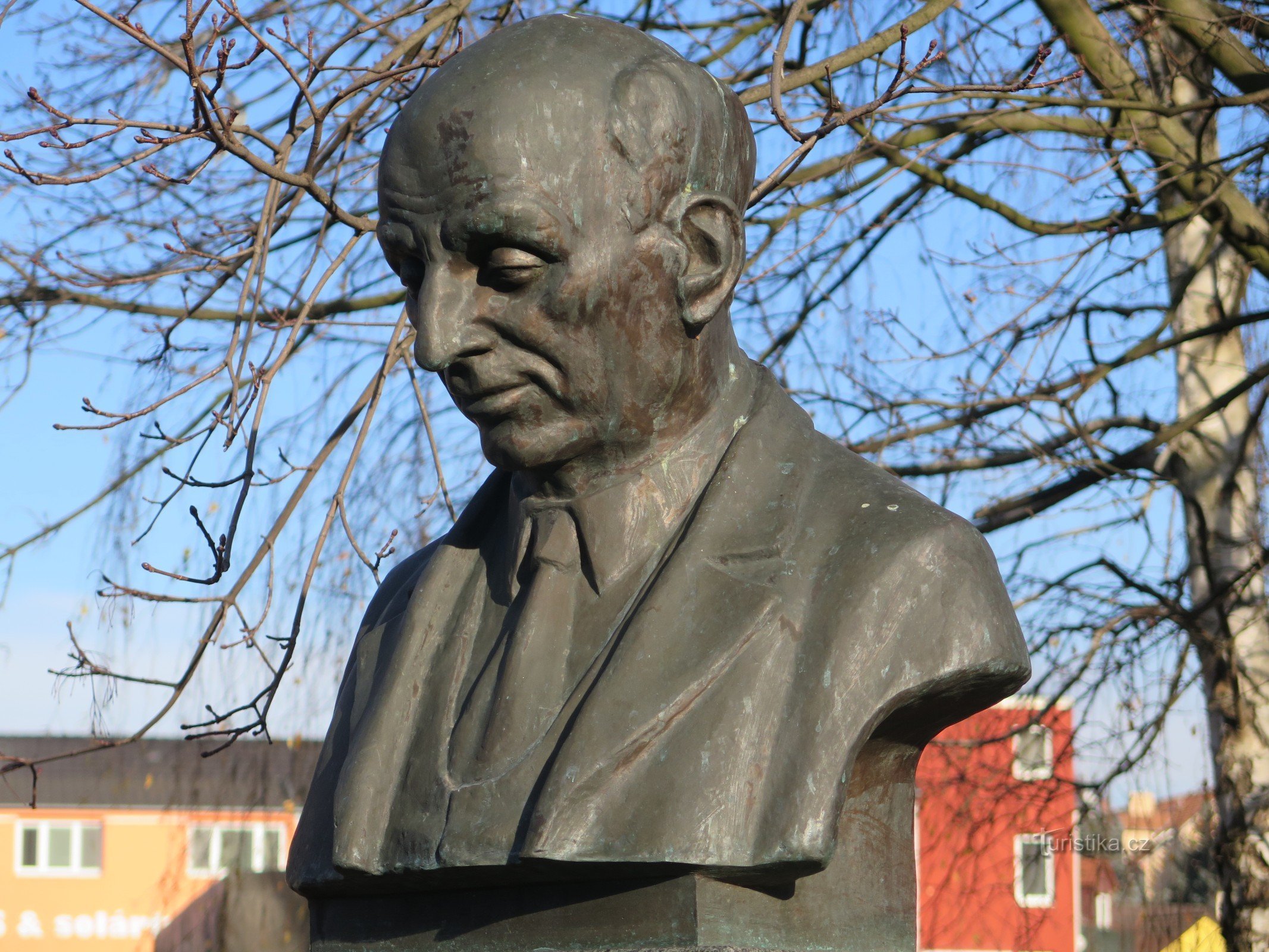 Boskovice - monument over Otakar Kubín