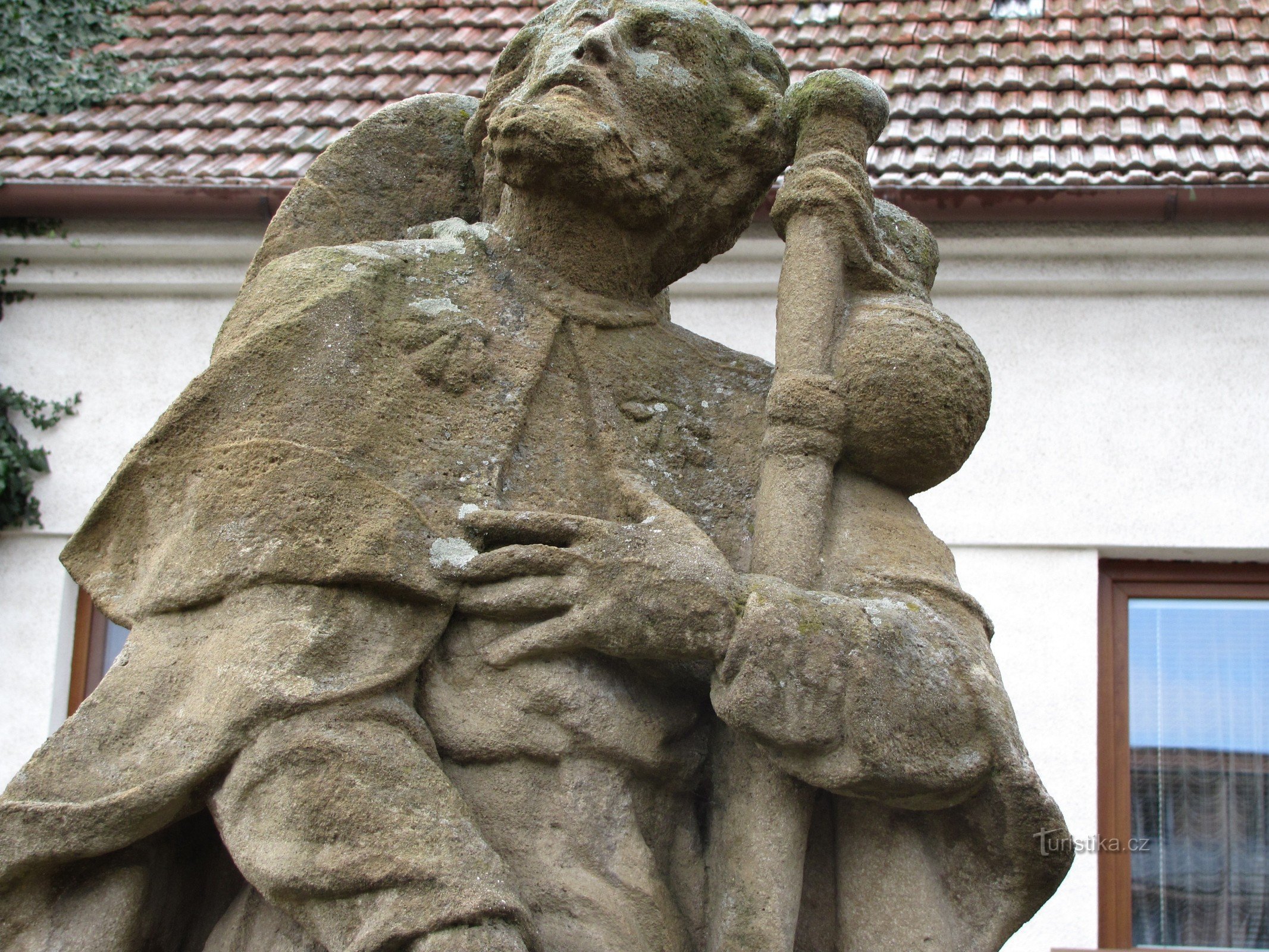 Boskovice - statue of St. Rocha