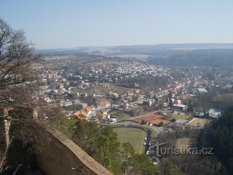 Boskovice from the castle