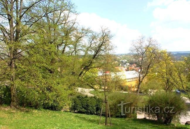 Boskovice - parque del castillo