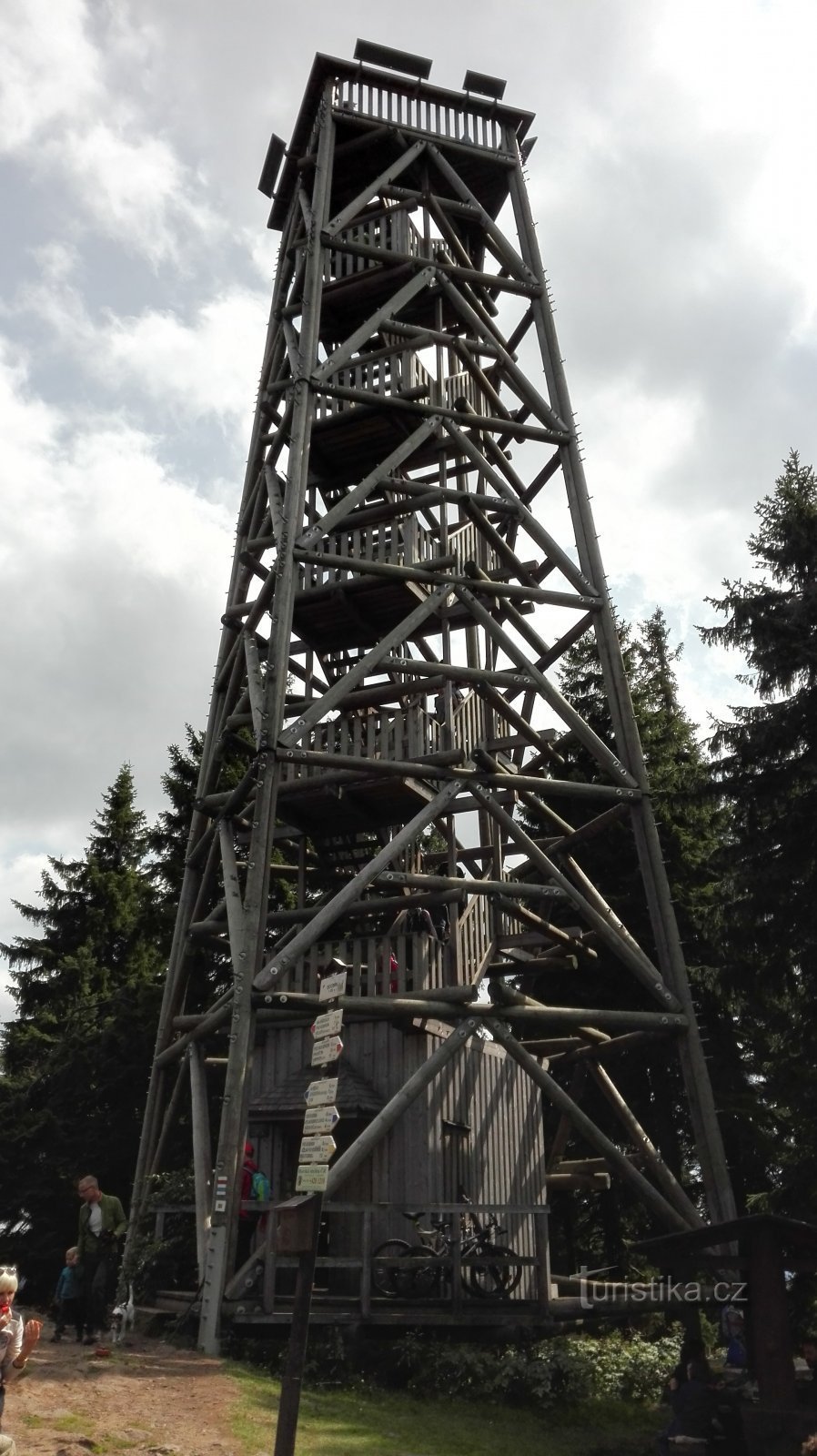 Boubín uitkijktoren.