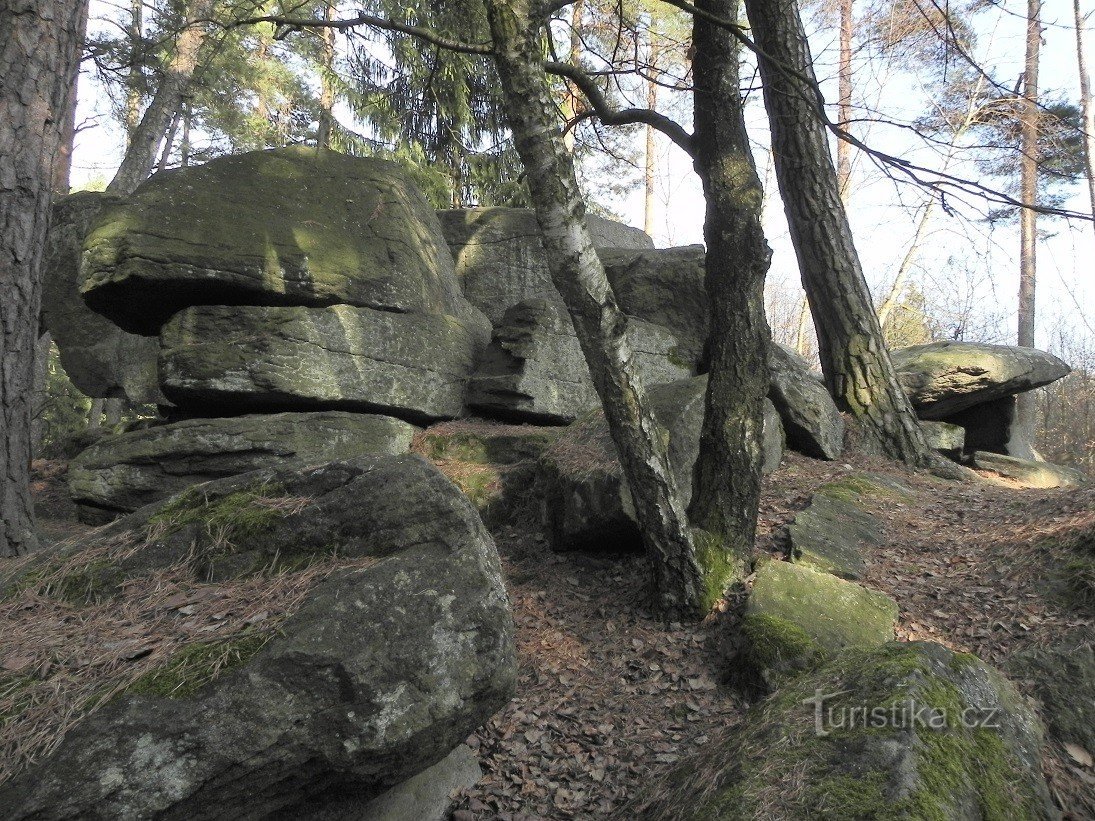 Gottesstein, Gipfelfelsen