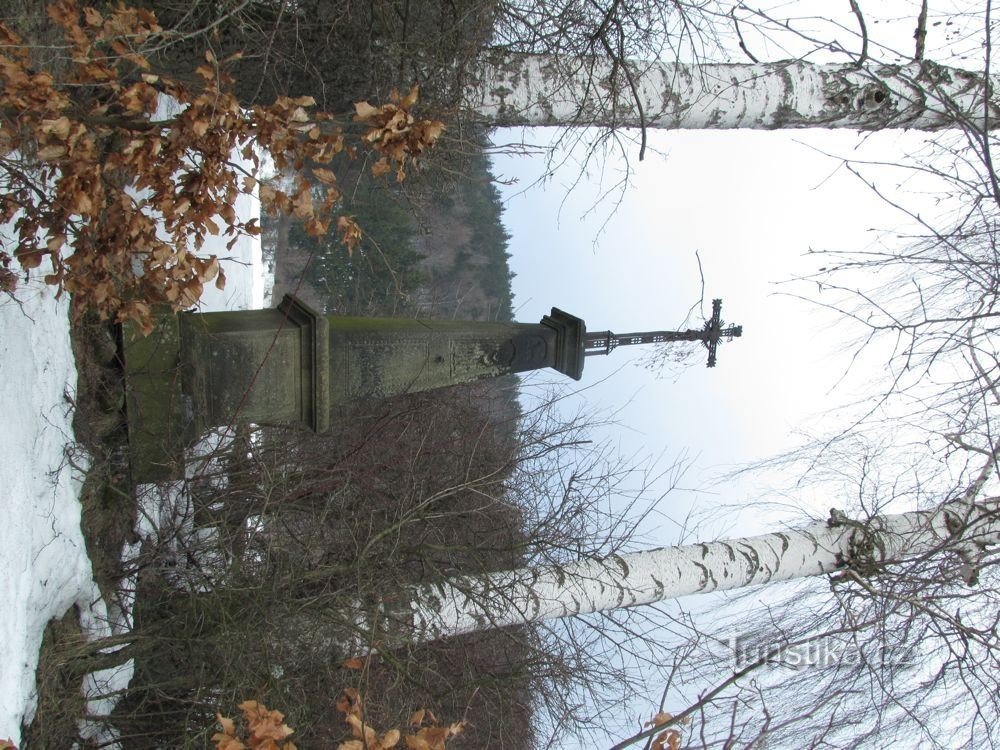 El tormento de Dios bajo la cascada Bečkovský