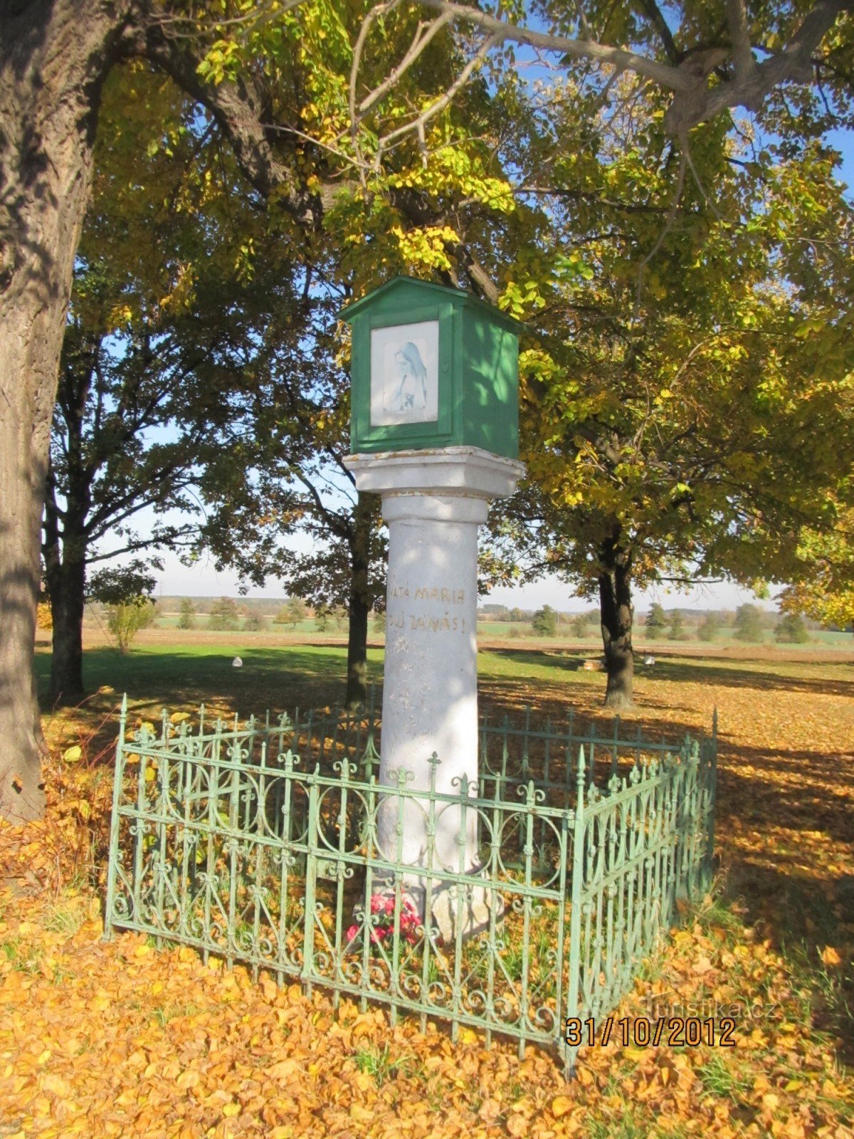 Guds plåga på kyrkogården i Hlízov