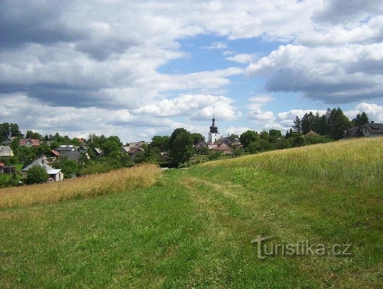 Bozkov: vanuit het noordwesten