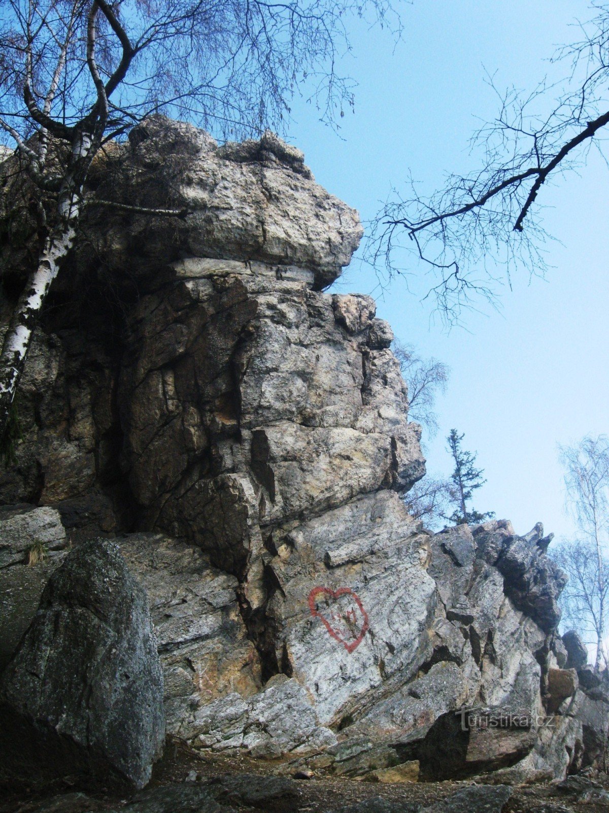 Bradlo - Gipfelfelsen