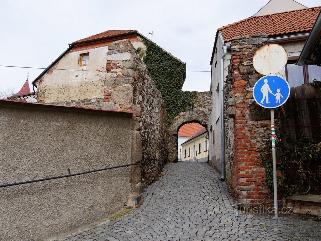 Branka Kocour, Blick von der Příčná ulíčka