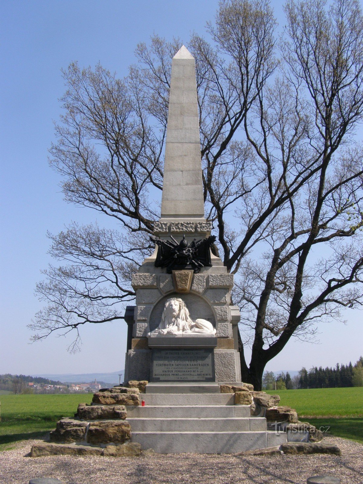 Branka - pomník jezdecké bitvy r. 1866