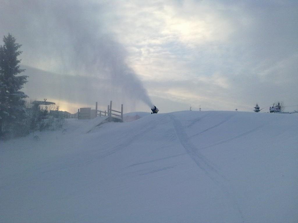 Snowmaking barriers