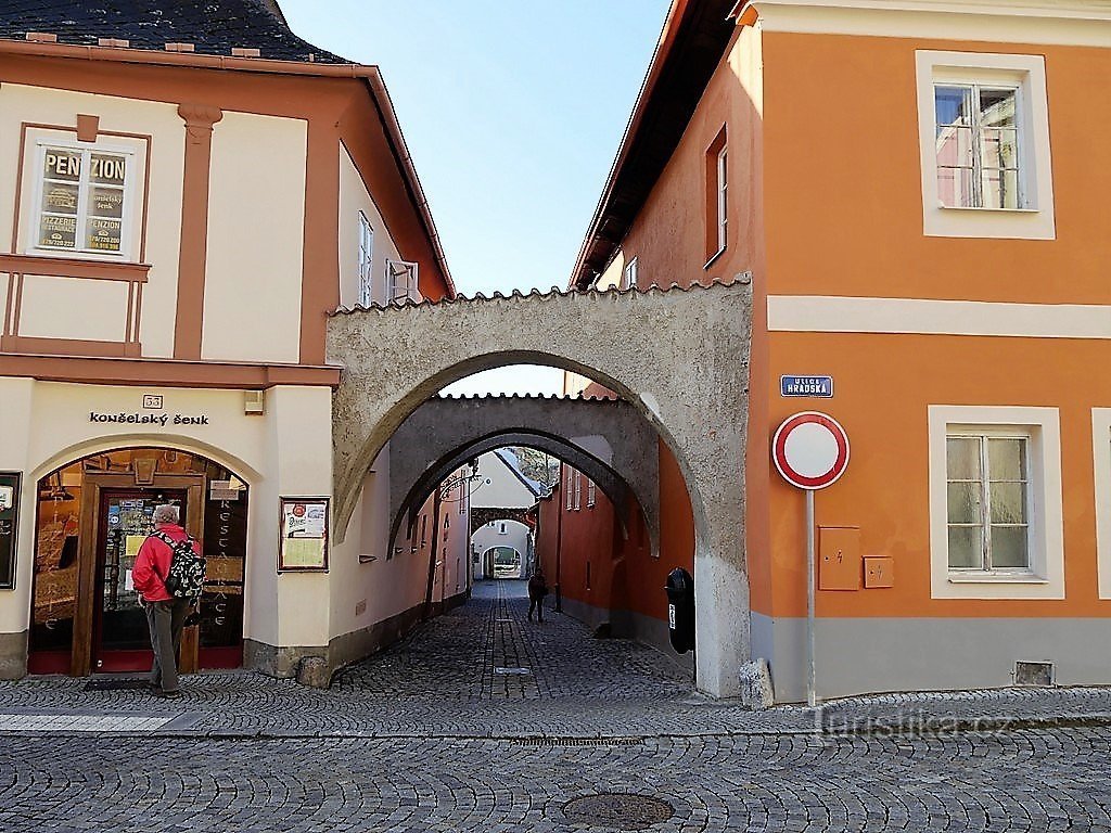 Branská Street from Hradská Street