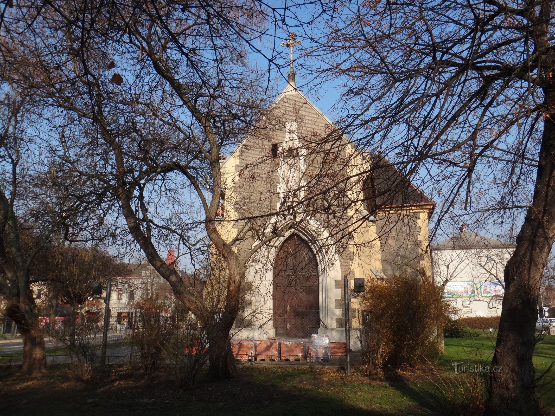 Břeclav - kapell (kyrka) i St. Cyril och Methodius