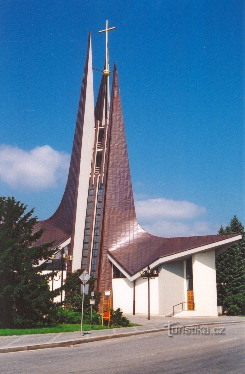 Břeclav - kyrkan St. Wenceslas