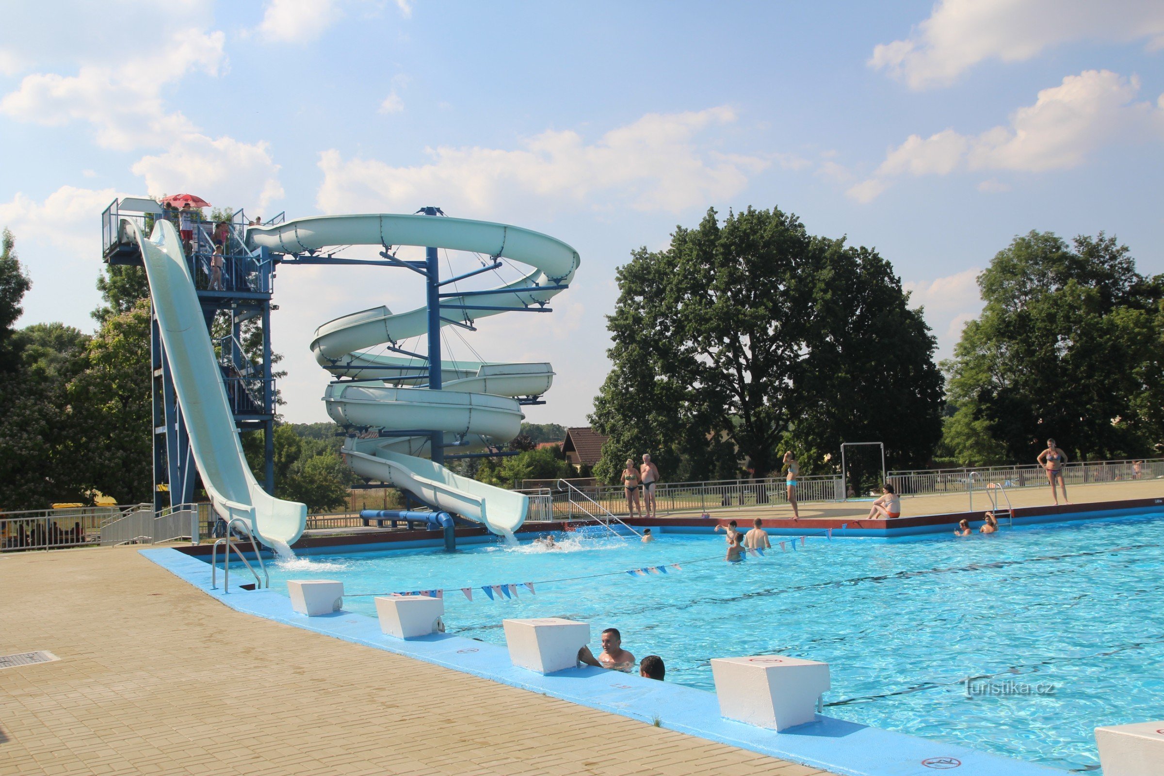 Břeclav - indoor pool and summer swimming pool