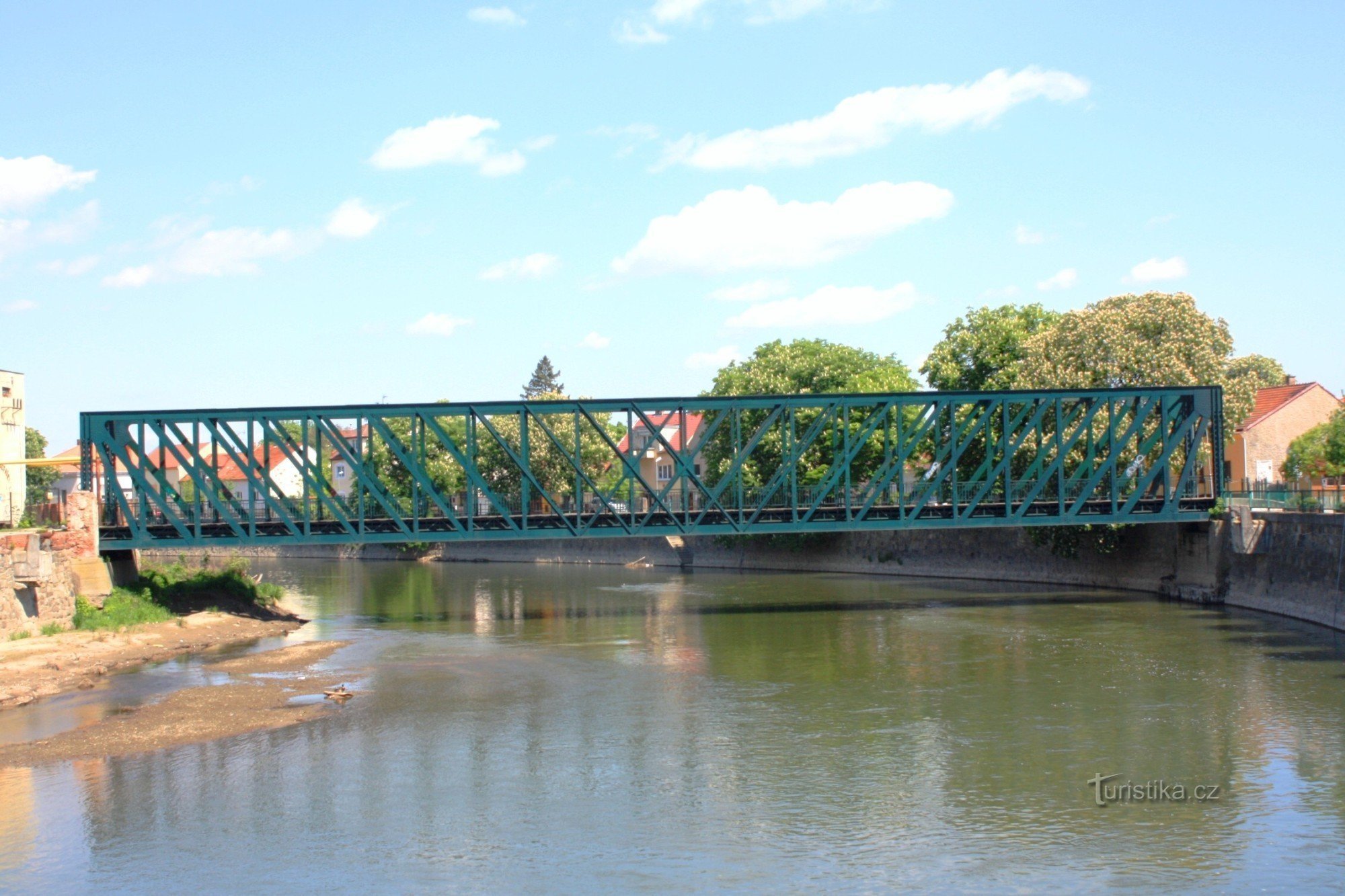 Břeclav - a ponte perto da fábrica de açúcar