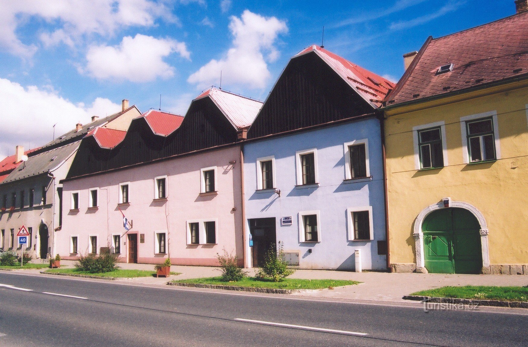 Březová nad Svitavou - történelmi házak