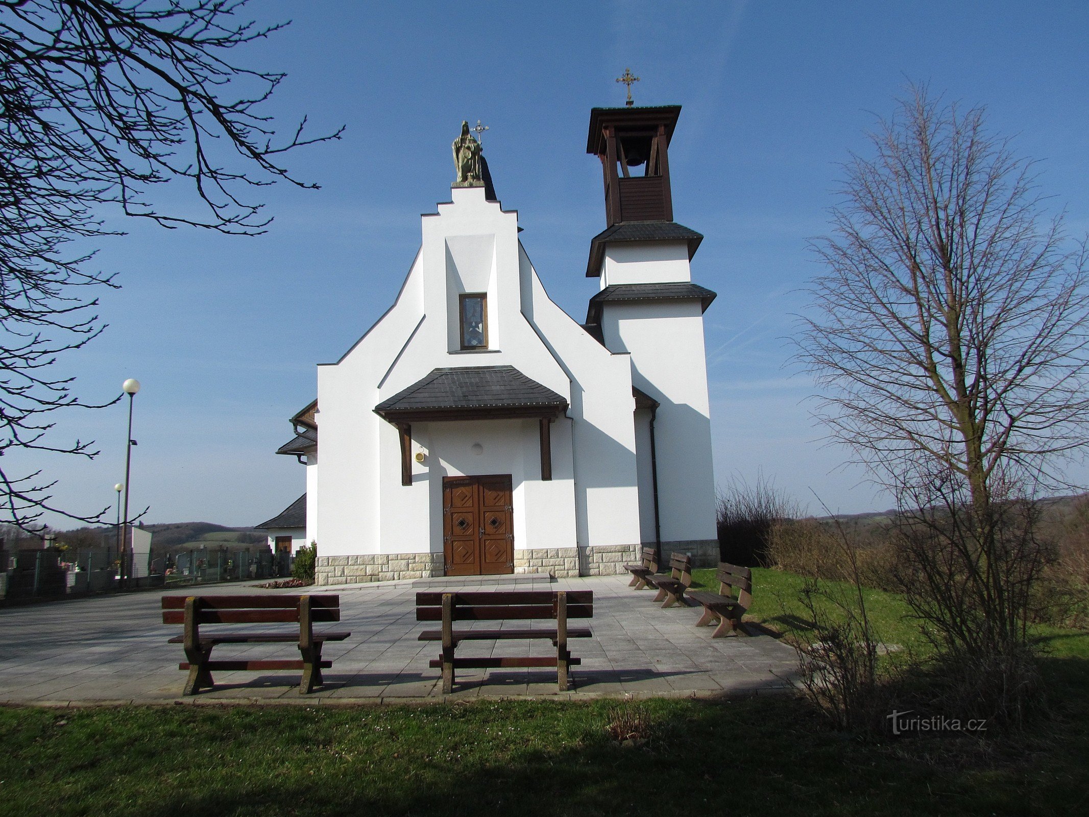Březůvky - capela de St. Agnes Česká