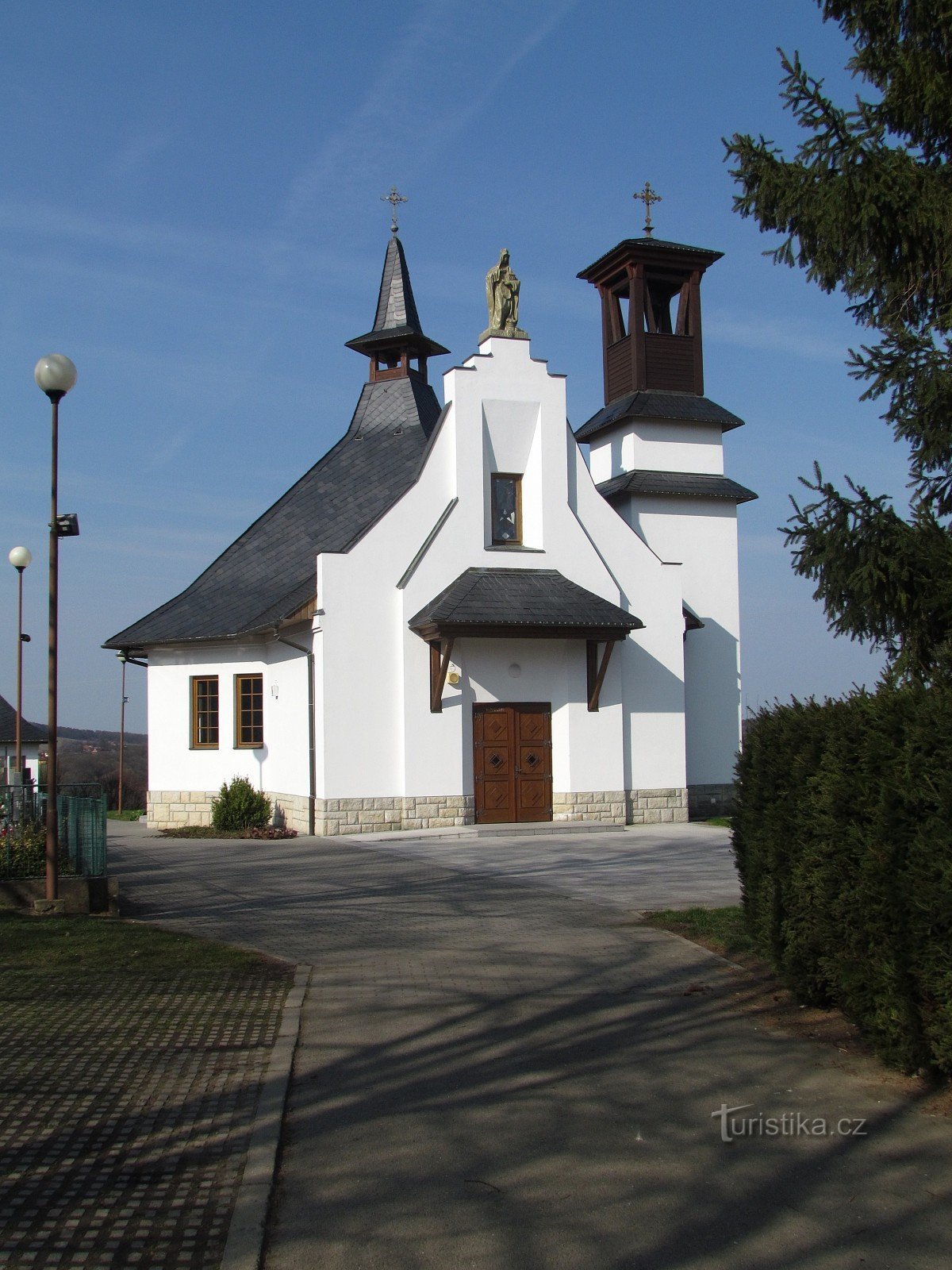 Březůvky - capilla de Santa Inés Česká
