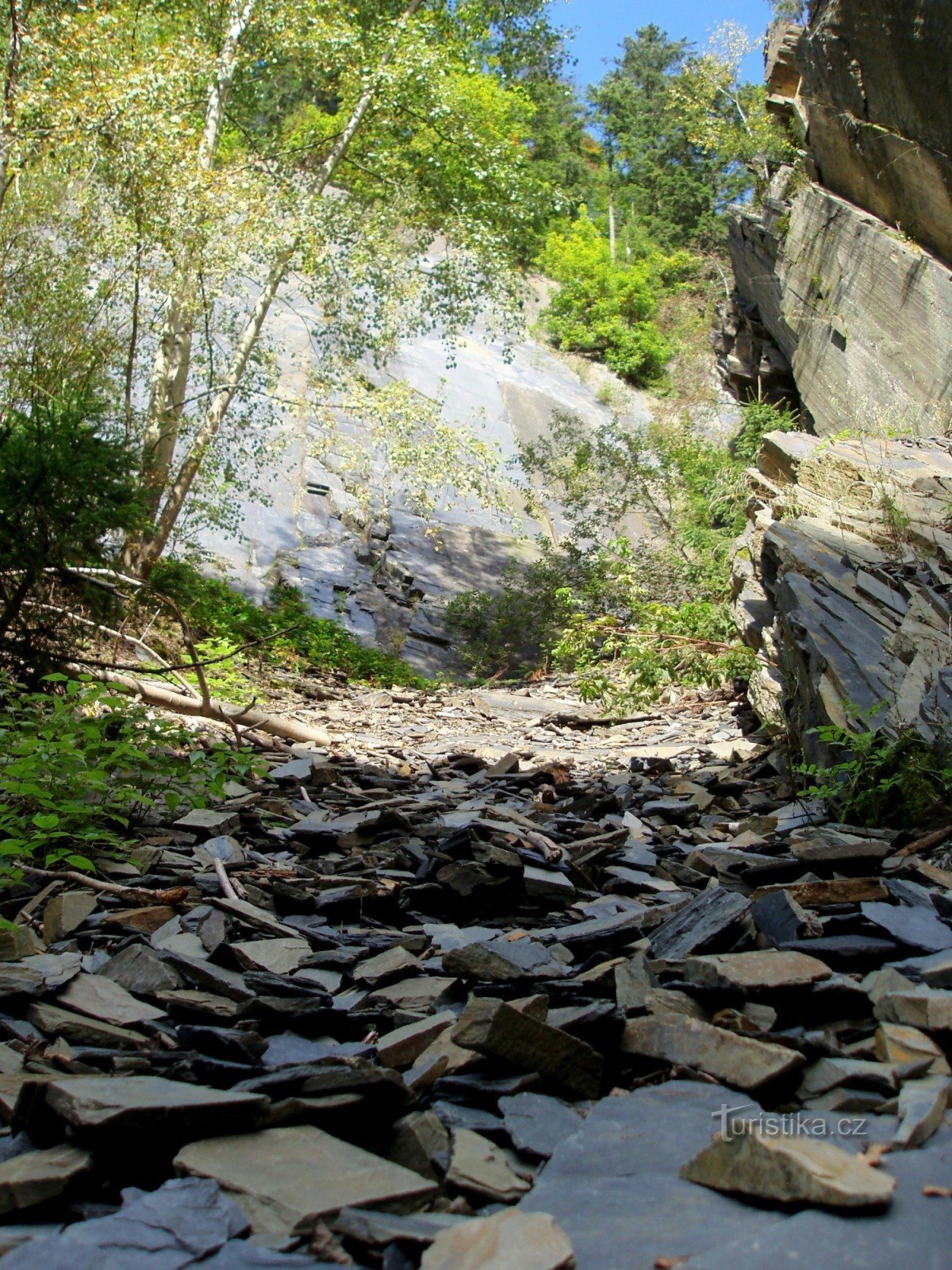 slate as far as the eye can see