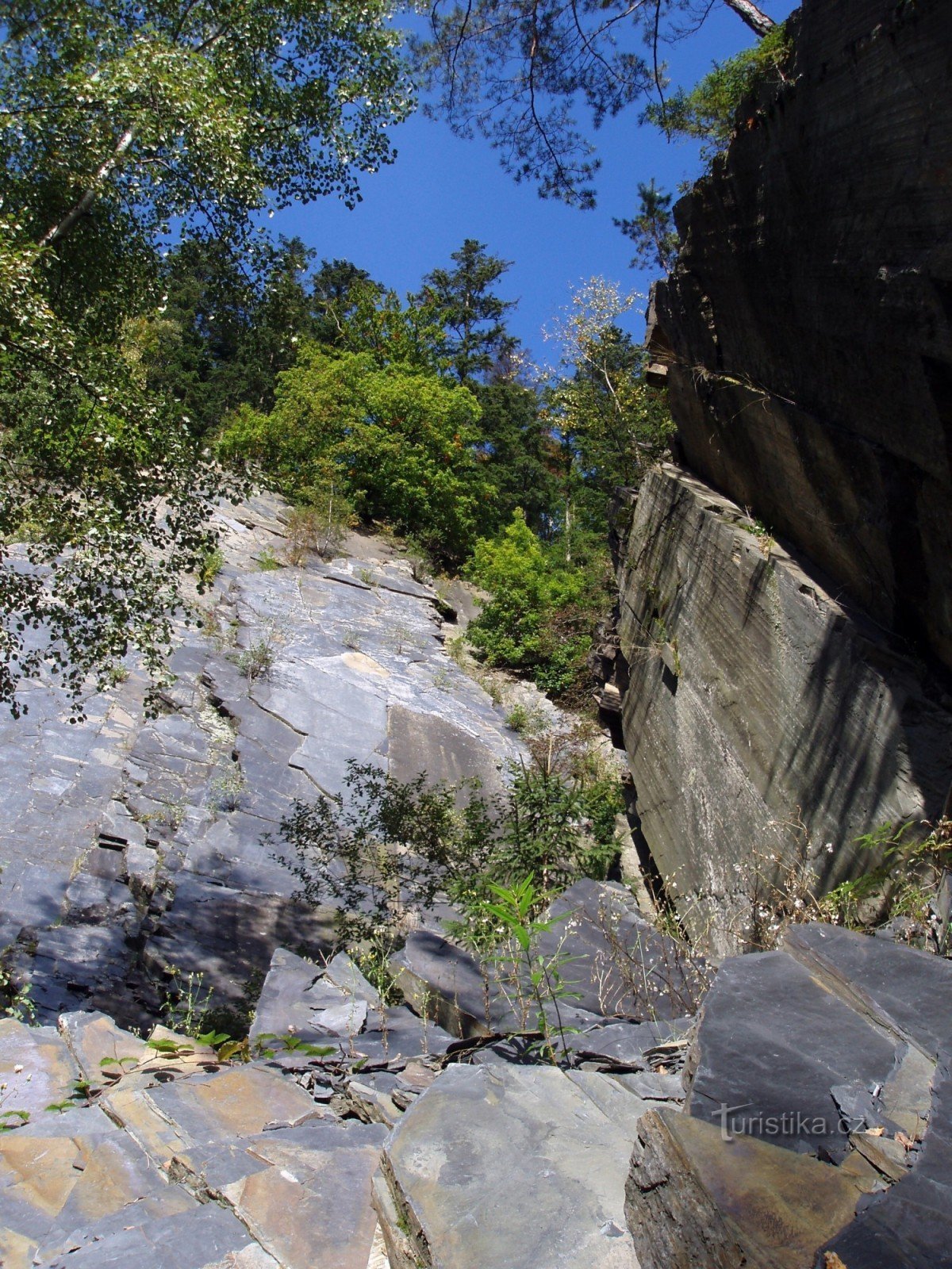 carrière d'ardoise près de Těšíkov