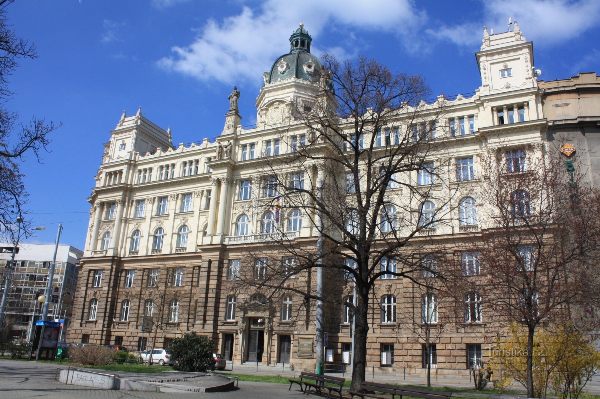 Brno - the building of the New State House on Žerotín square