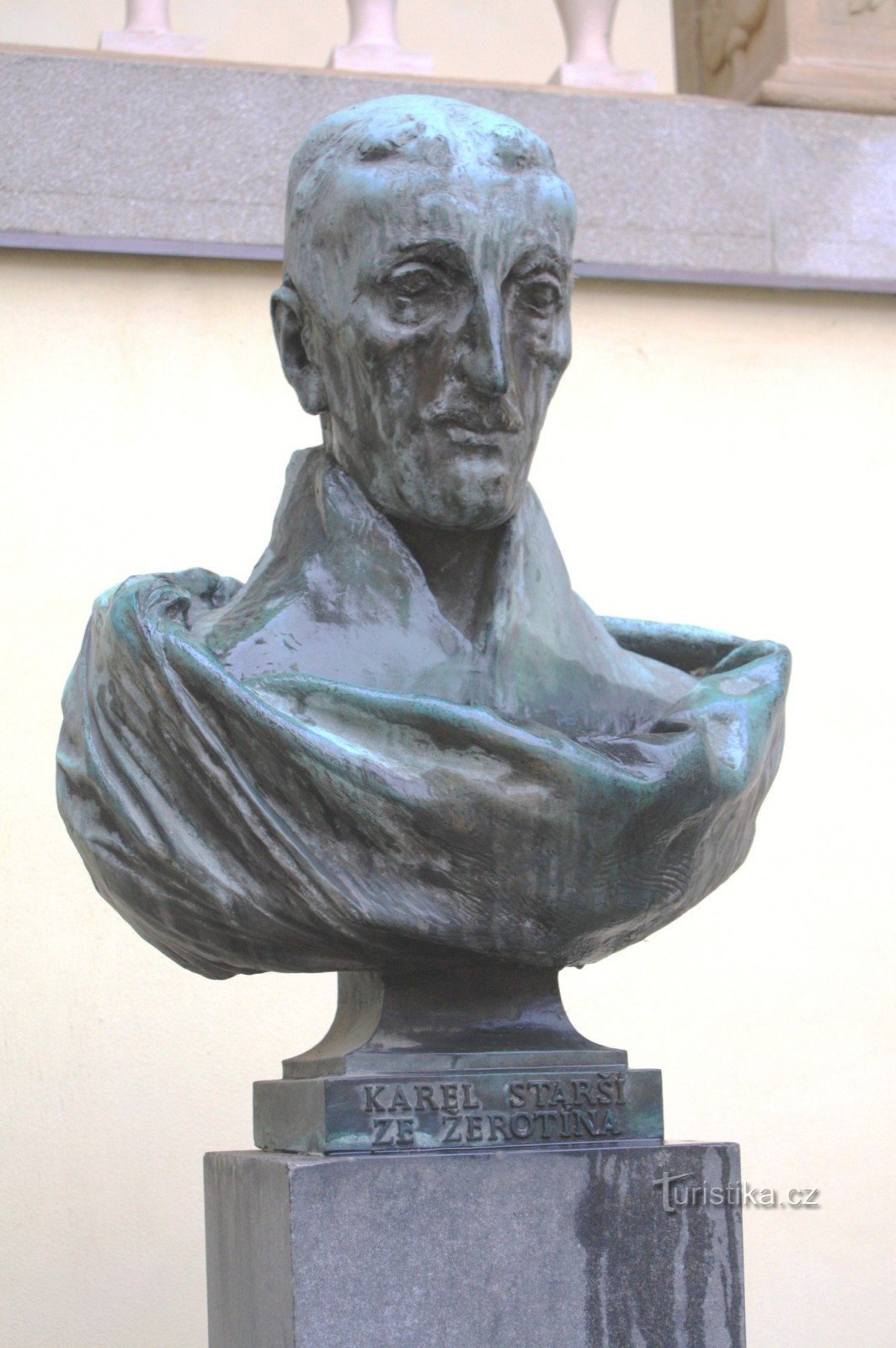 Brno - bust of Karel Starší from Žerotín