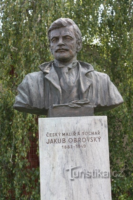 Brno-Bystrc - památník Jabuba Obrovského