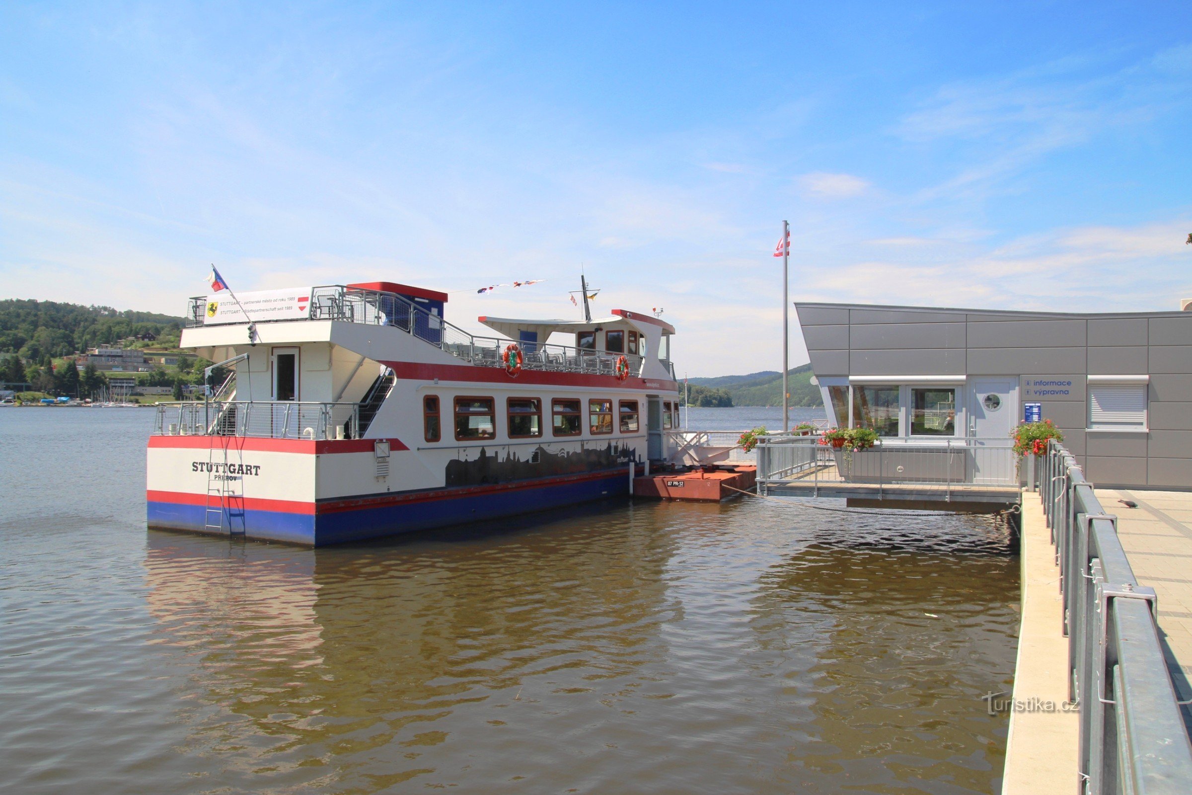 Brno-Bystrc - kade voor de scheepvaart