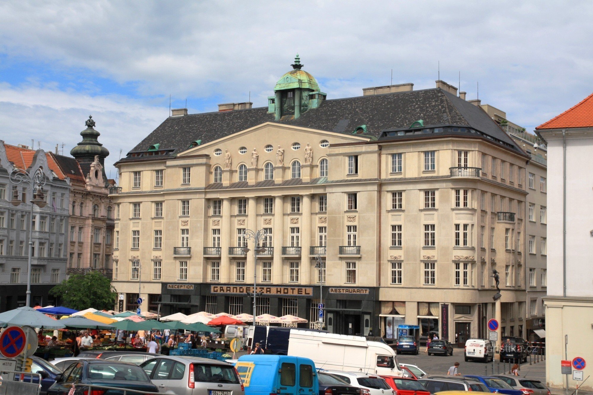 Brno - Cyrilometodejská zálažna trước đây, ngày nay là khách sạn Grandezza