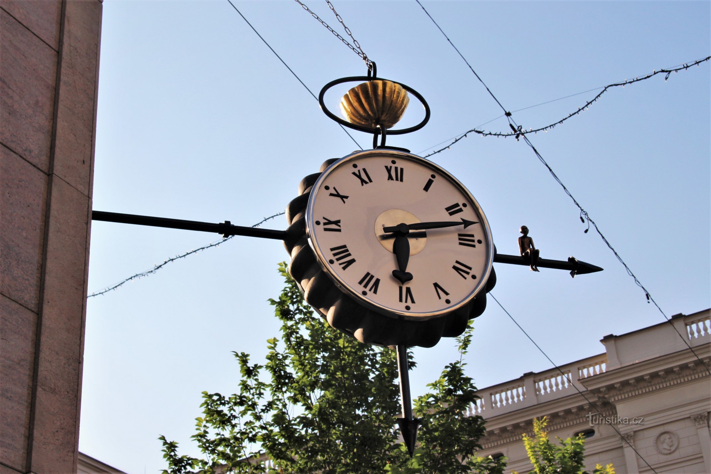 Brünn - Uhr auf Tschechisch